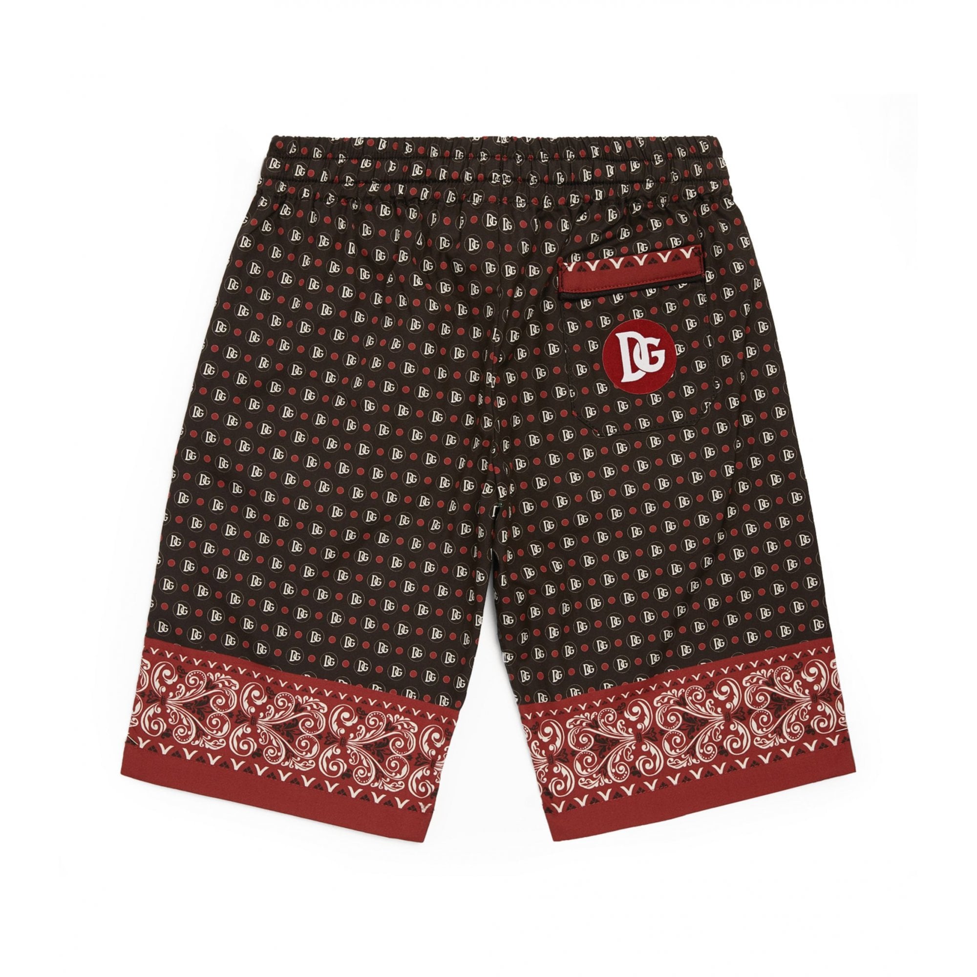 Dolce &amp; Gabbana Baby Boys Logo Swim Shorts Black