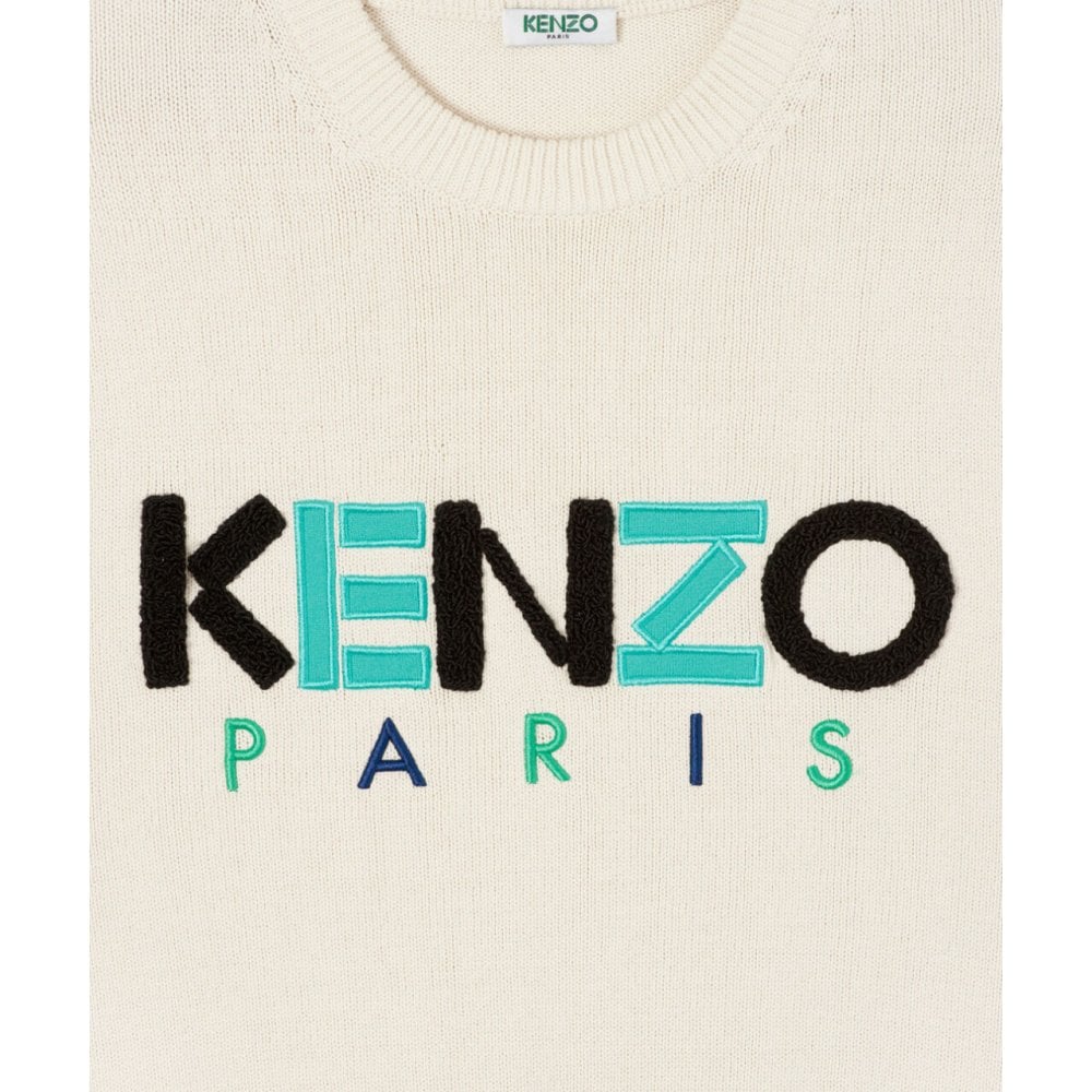 Kenzo Paris Men&#39;s Wool Jumper Cream