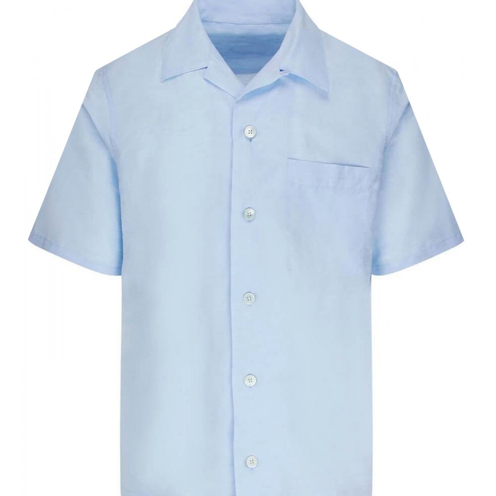 Kenzo Men&#39;s Half Sleeved Shirt Blue