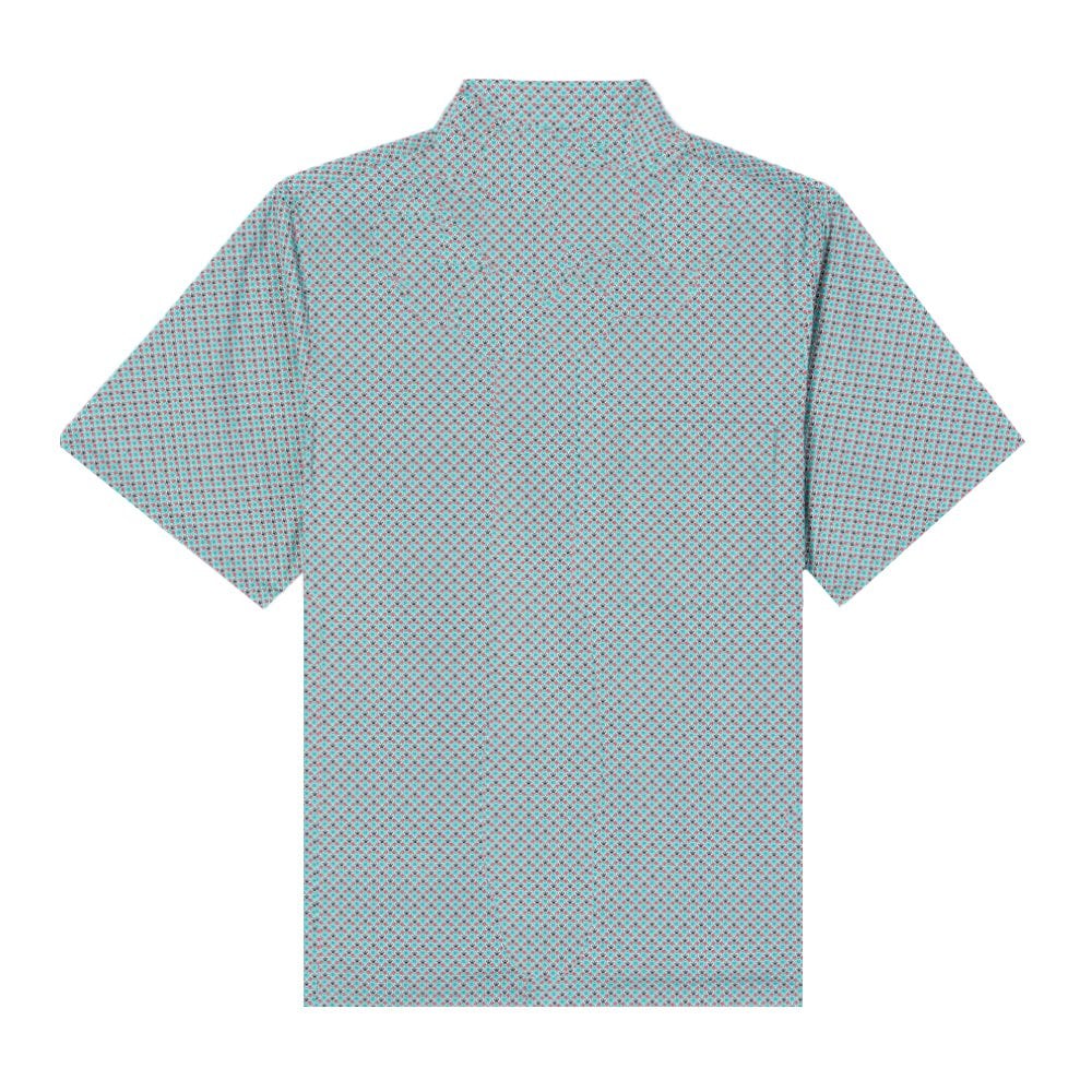 Kenzo Men&#39;s Monogram Tiger Print Shirt Teal