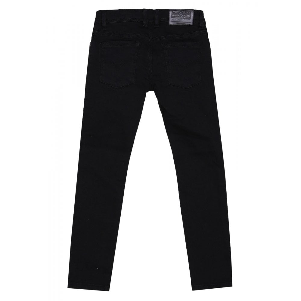 Diesel Boys Slim-Skinny Jeans Black