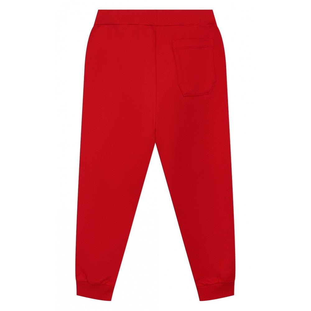 Versace Boys Cotton Tracksuit Red