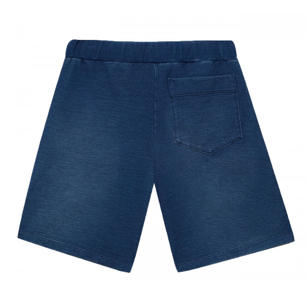 Versace Boys Cotton Shorts Blue