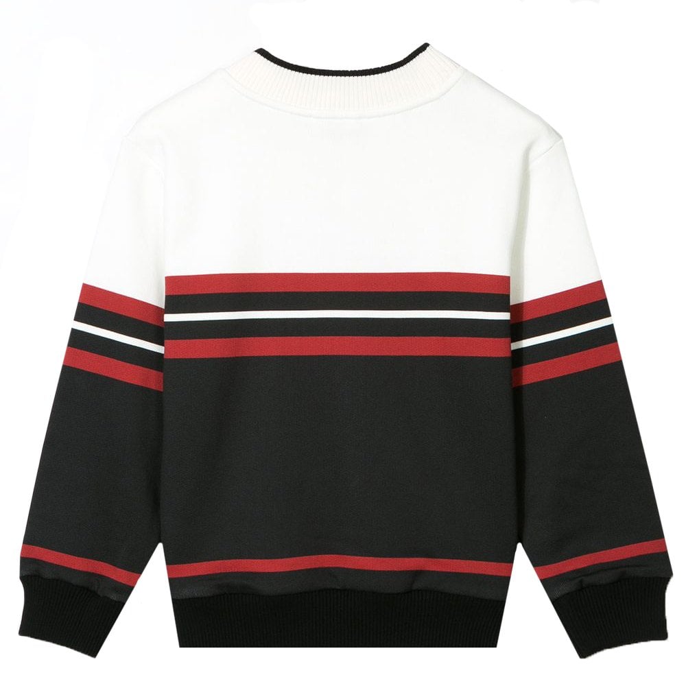 Dolce &amp; Gabbana Boys Striped Print Sweatshirt Multicoloured