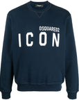 Dsquared2 Men's ICON Print Sweatshirt Navy