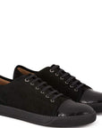 Lanvin Men's DBBI Suede Calfskin Sneaker Black