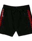 Dsquared2 Boys Side Logo Shorts Black