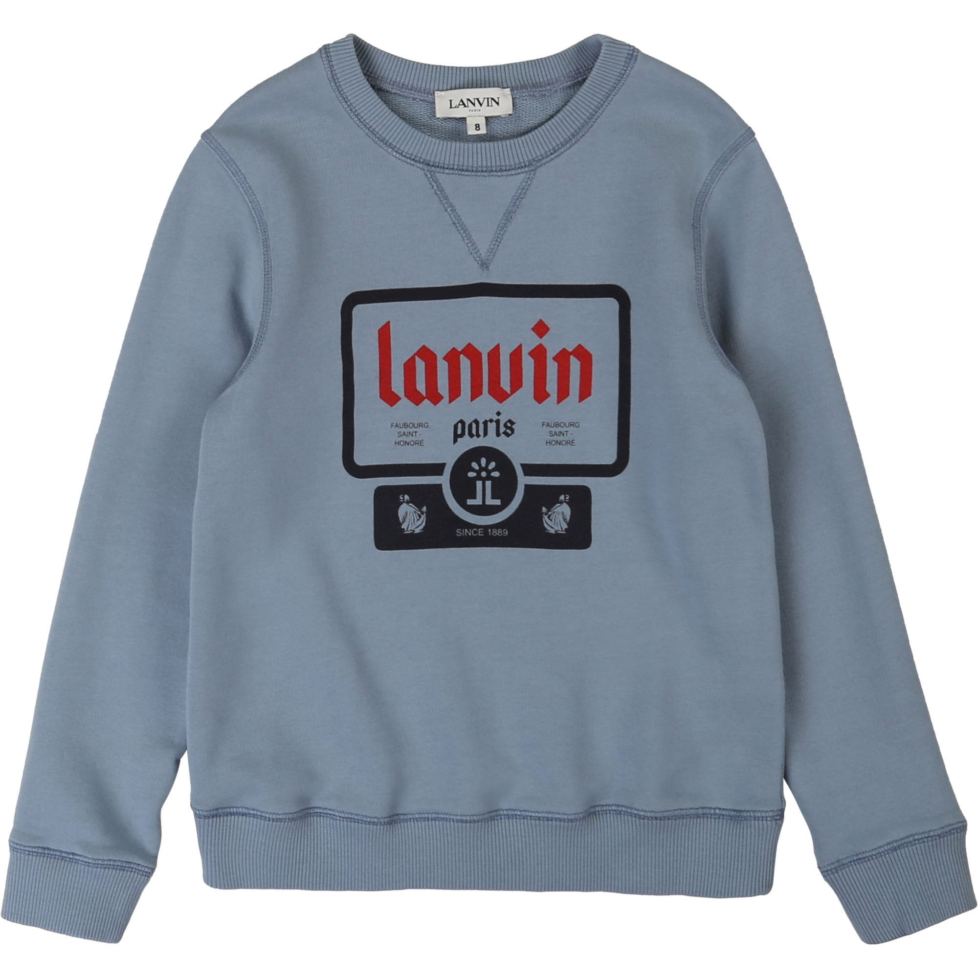 Lanvin Boys Organic Cotton Sweater Blue