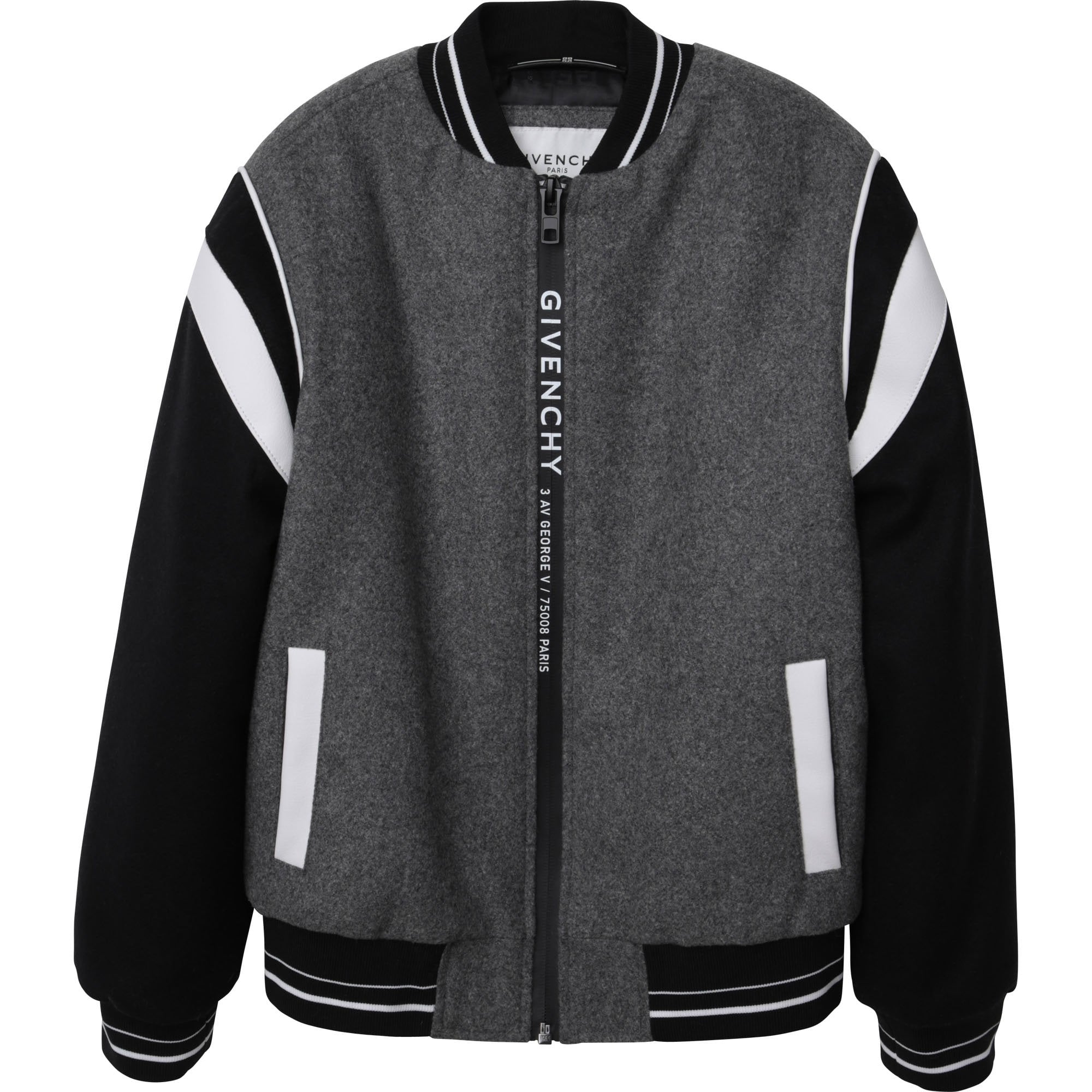 Givenchy Boys Bomber Jacket Grey