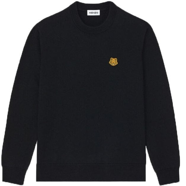 Kenzo Men&#39;s Tiger Crest Jumper Black