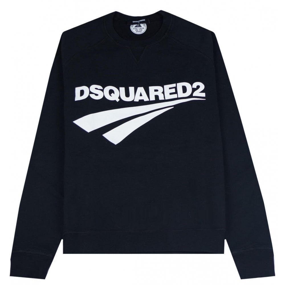 Dsquared2 Men&#39;s Sweater Logo Black