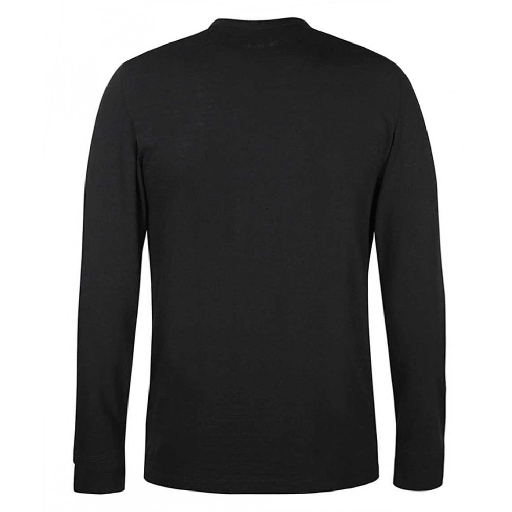 Neil Barrett Men&#39;s Long Sleeve Jersey T-shirt Black
