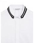 Neil Barrett Men's Collar Stripe Shirt White