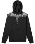 Marcelo Burlon Men's Cross Wings Hoodie Black