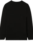 Moschino Boys Long Sleeved Logo T-shirt Black