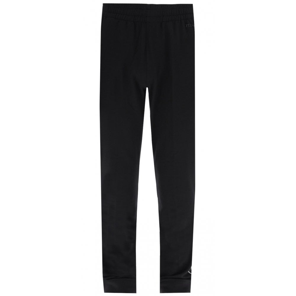 Z Zegna Men&#39;s Stripe Joggers Black