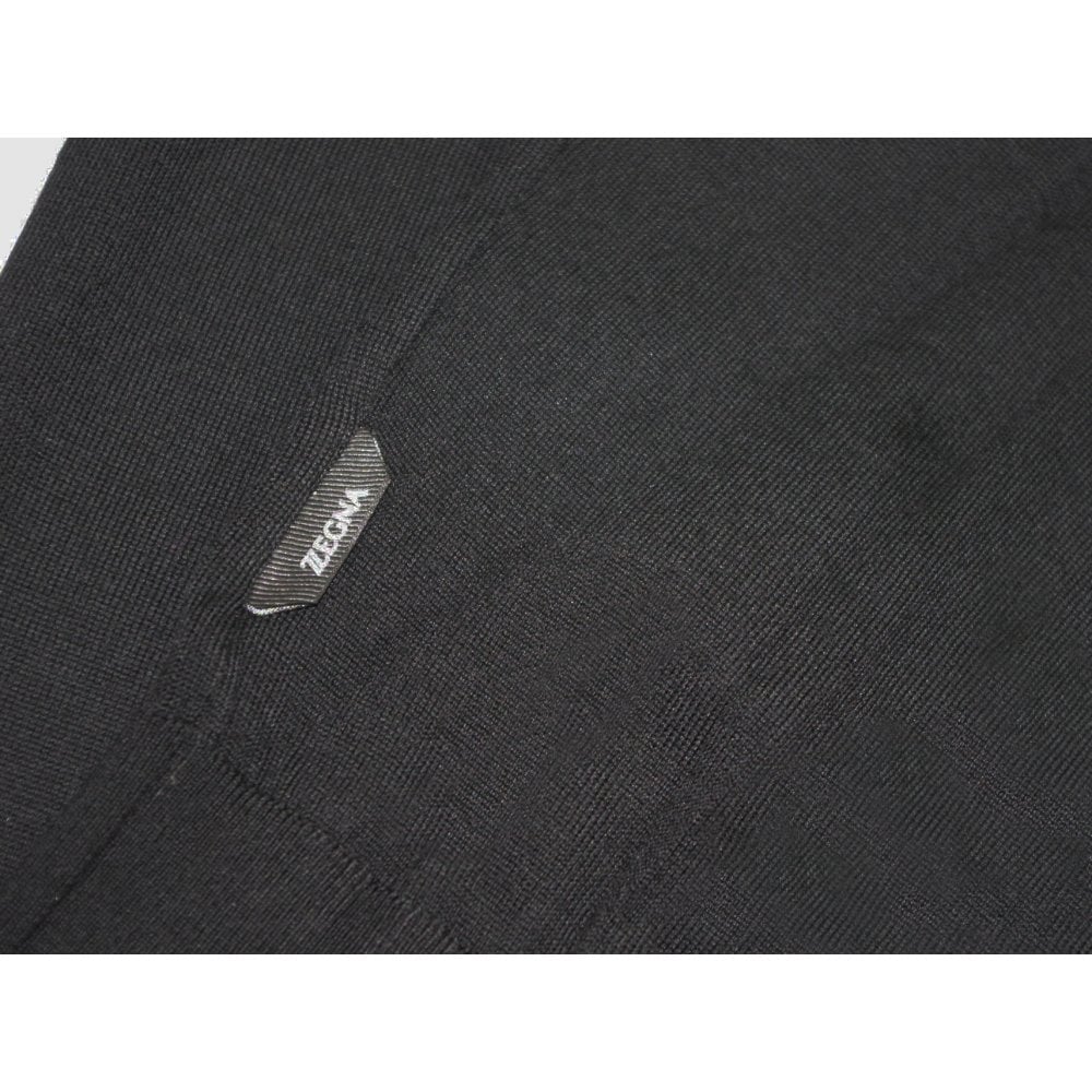 Z Zegna Men&#39;s Cashmere Crewneck Knitwear Black