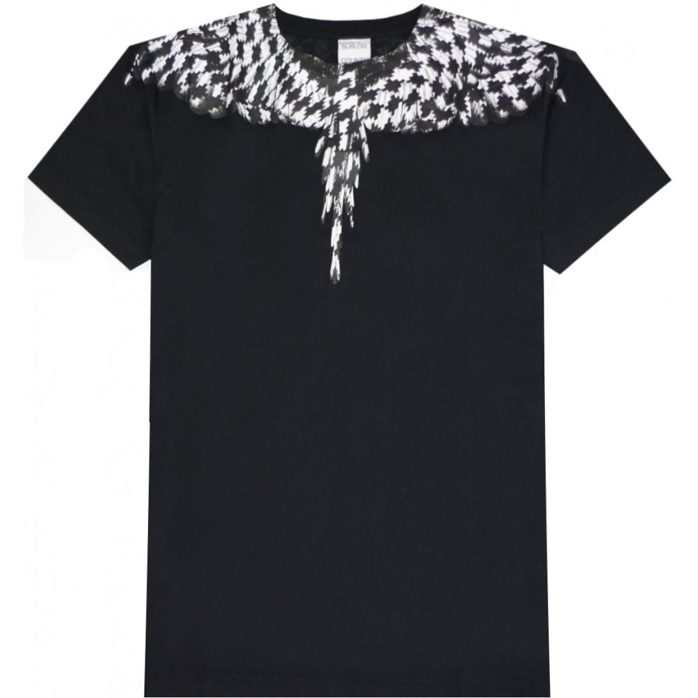 Marcelo Burlon Men&#39;s Sharp Wings T-Shirt Black