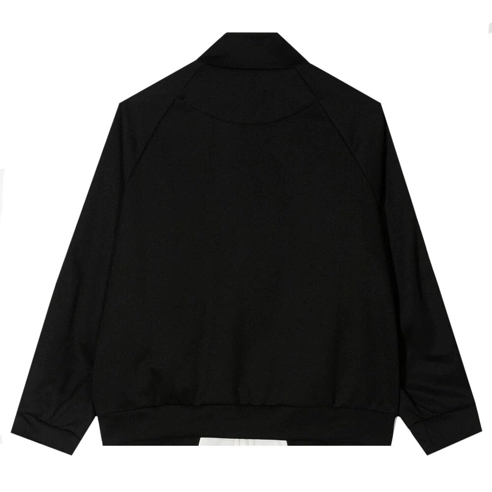 Fendi Boys Tape Logo Zip Top Black