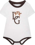 Dolce & Gabbana Baby Boys Animal Print Bodysuit White