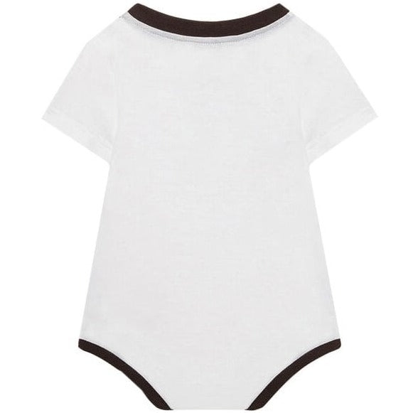 Dolce &amp; Gabbana Baby Boys Animal Print Bodysuit White