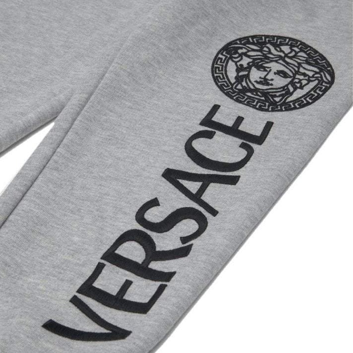 Versace Boys Cotton Joggers Grey