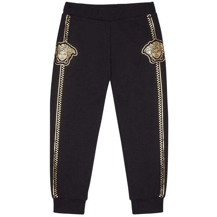 Versace Boys Medusa Joggers Black