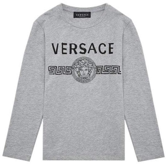 Versace Boys Grey Medusa t-shirt