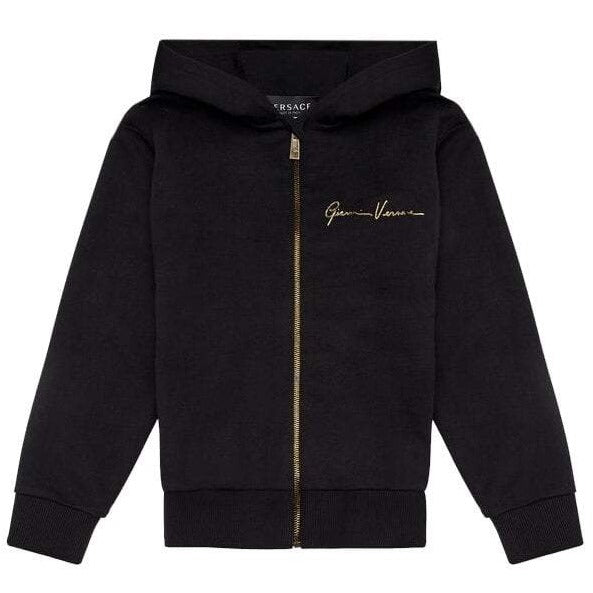 Versace Boys Signature Hoodie Black