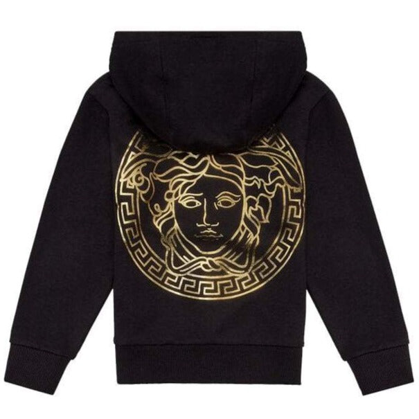 Versace Boys Signature Hoodie Black