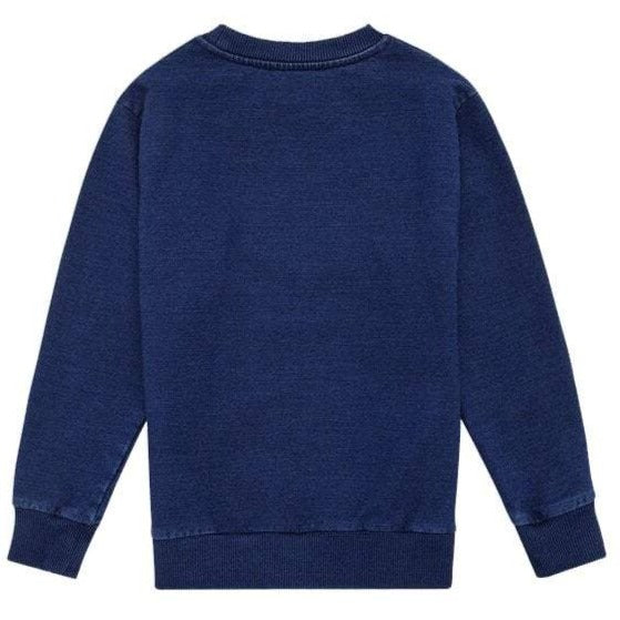 Versace Boys Embroidered Sweater Blue