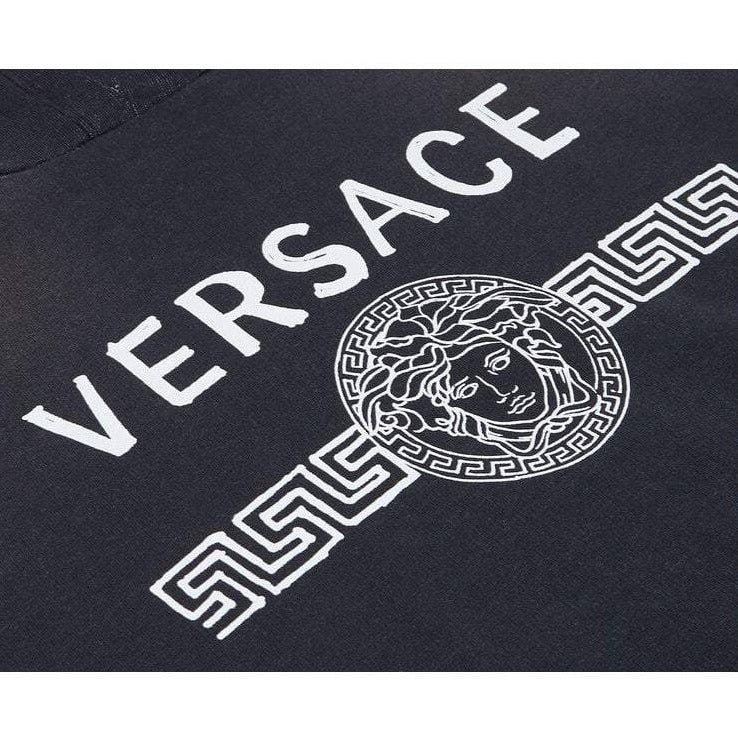 Versace Boys Cotton Tracksuit Grey