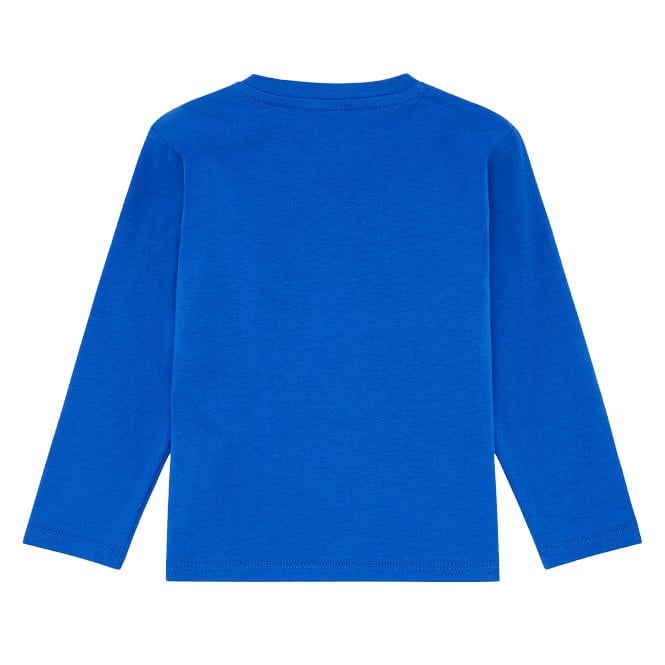 Versace Baby Boys Blue Logo Top
