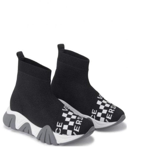 Versace Boys Stock Trainer Black