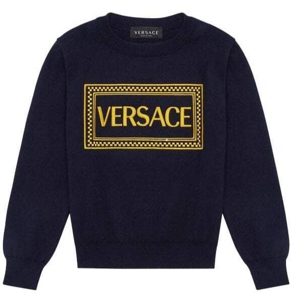 Versace Boys Sweater Navy