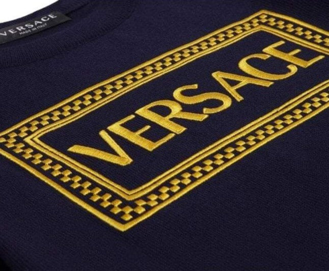 Versace Boys Sweater Navy