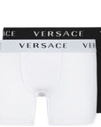 Versace Boys Kids Trunks Set Black & White