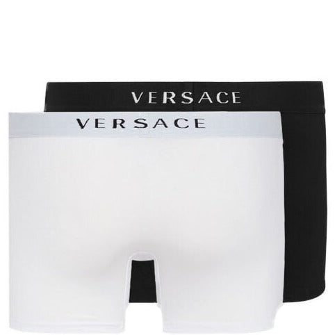 Versace Boys Kids Trunks Set Black &amp; White