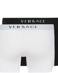 Versace Boys Kids Trunks Set Black & White