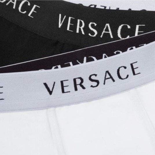 Versace Boys Kids Trunks Set Black &amp; White