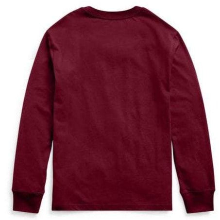 Ralph Lauren Boy&#39;s Logo T-Shirt Burgundy