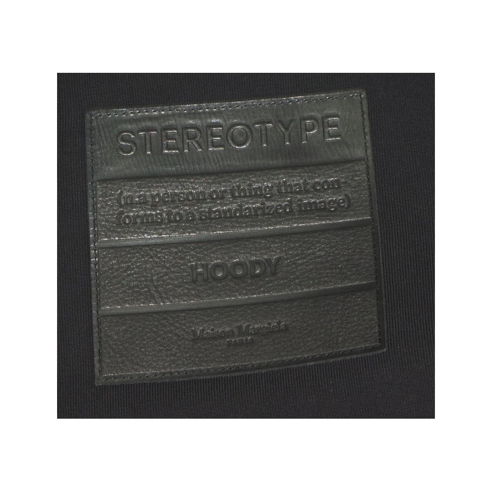 Maison Margiela Men&#39;s Stereotype Hoodie Black