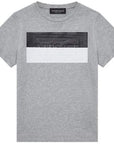 Versace Boys Cotton T-Shirt Grey