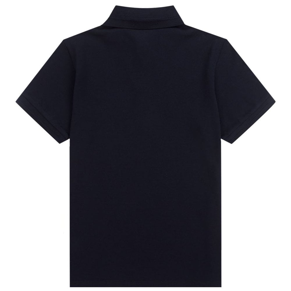 Dolce &amp; Gabbana Boys Logo Polo Navy