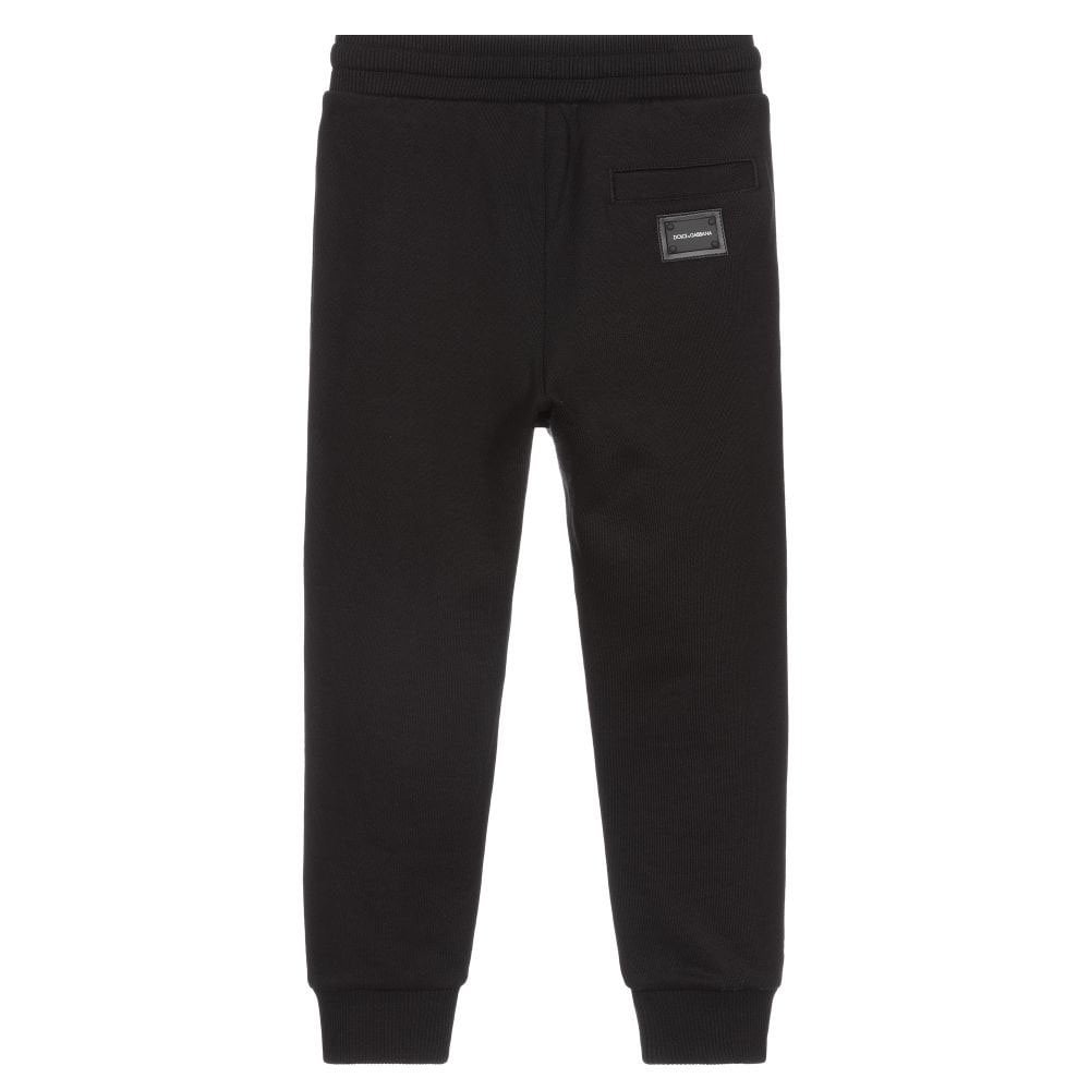 Dolce &amp; Gabbana Boys Logo Joggers Black