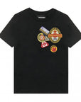 Dsquared2 Boys Badge T-shirt Black