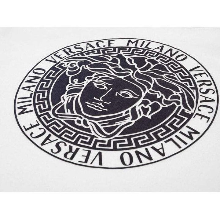 Versace Boys Cotton T-shirt White