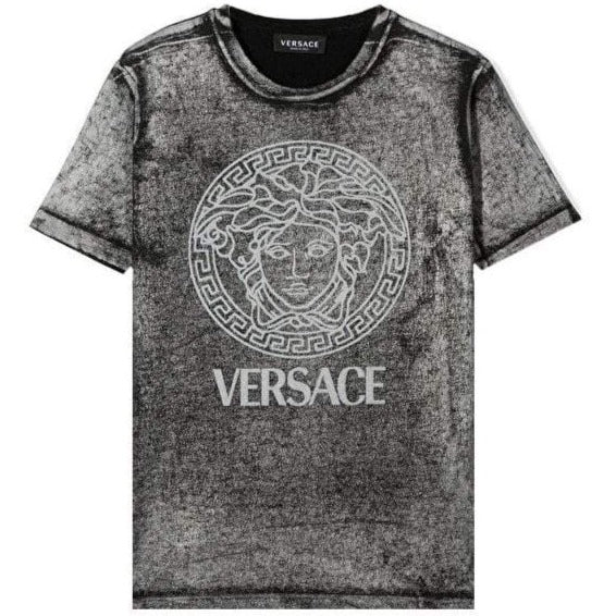 Versace Boys Medusa T-shirt Grey