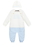 Versace Boys Babygrow Gift Set White & Blue