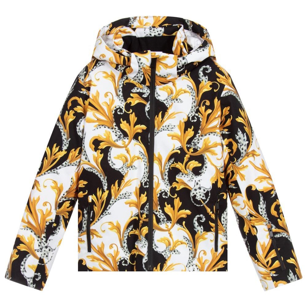 Versace Boys Acanthus Jacket Multi-Coloured